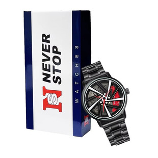 Men Quart Watch Luxury Waterproof Stainless Steel Wristwatch