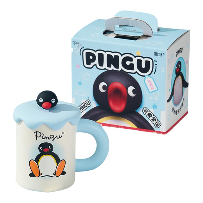 言仓Pingu联名可爱企鹅马克杯