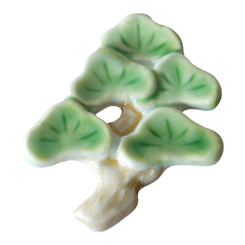 日本灶师手工陶筷架精致餐桌摆件