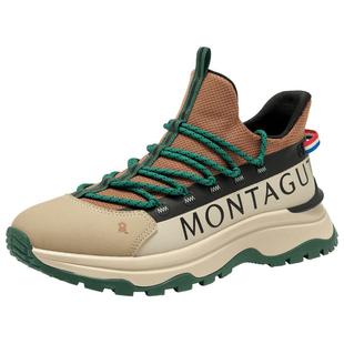 梦特娇潮牌鞋子男冬季加绒潮鞋春季新款休闲一脚蹬棉鞋网面运动鞋