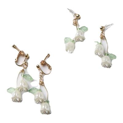 veils清新花朵小仙女耳饰