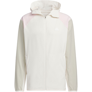 Adidas/阿迪达斯官方正品当季新款男女款防晒连帽夹克外套JJ1305