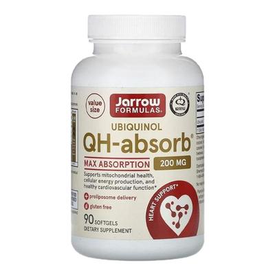 杰诺Jarrow泛醇QH-Absorb辅酶Q10心血管心肌健康保护