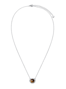 YUMMIE优米虎睛石半宝转运珠项链