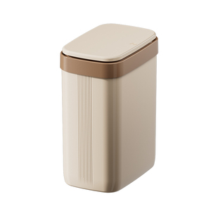 卫生间垃圾桶家用壁挂式带盖纸篓客厅厨房厕所夹缝专用挂壁收纳桶