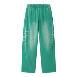 太平鸟女装春季水洗针织阔腿裤休闲裤女A3GBE1158