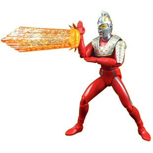 奥特战士赛文奥曼宇宙初代超人多关节超可动换手武器特效光线模型