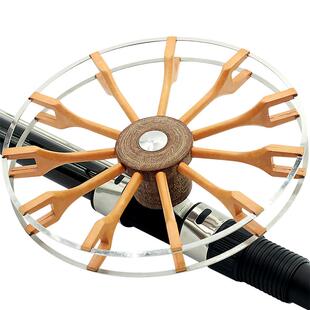 威武飞鱼电木八卦手拨轮 筏钓车盘划 锚鱼绕线轮 (顺正实用）