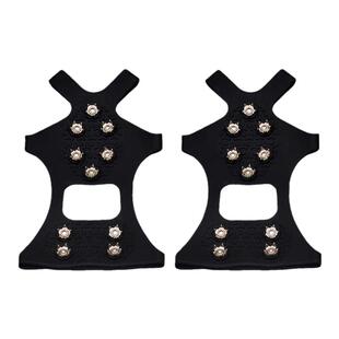 冬季冰爪防滑鞋套户外冰上雪地鞋钉老人东北鞋底神器登山五齿雪爪