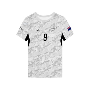 2026世界杯新西兰队服球员版足球衣服速干短袖t恤衫男女球迷半袖