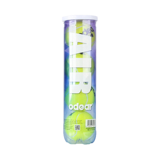 Odear欧帝尔网球耐打手感好AIR四粒胶罐专业比赛训练用球Passion