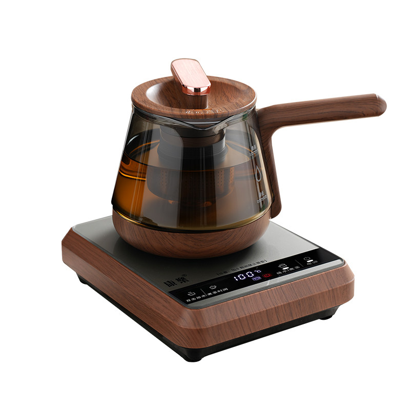 康乐侧把木纹纯钛煮茶壶电茶炉