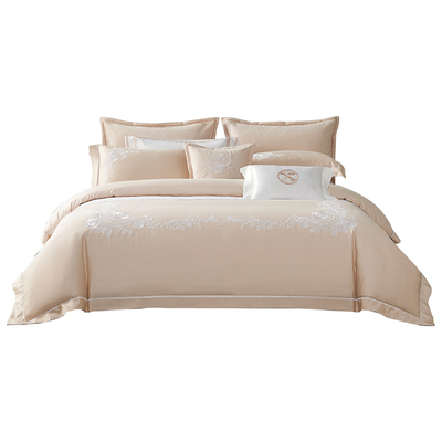 梦洁家纺轻奢100支长绒棉四件套