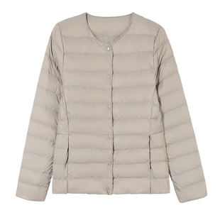 轻薄羽绒服女士冬季新款2026年中年妈妈保暖外套时尚外穿冬装内搭