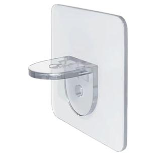 隔板固定托免打孔强力支架橱柜板自粘无痕角码层板托钉固定支撑拖