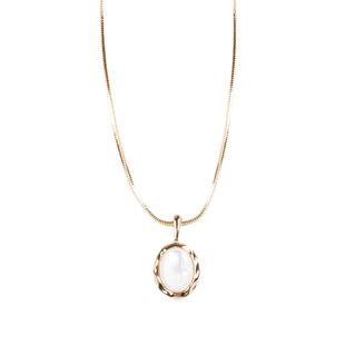 SOFTROOM天然母贝项链饰品小众轻奢锁骨链高级感气质原创设计