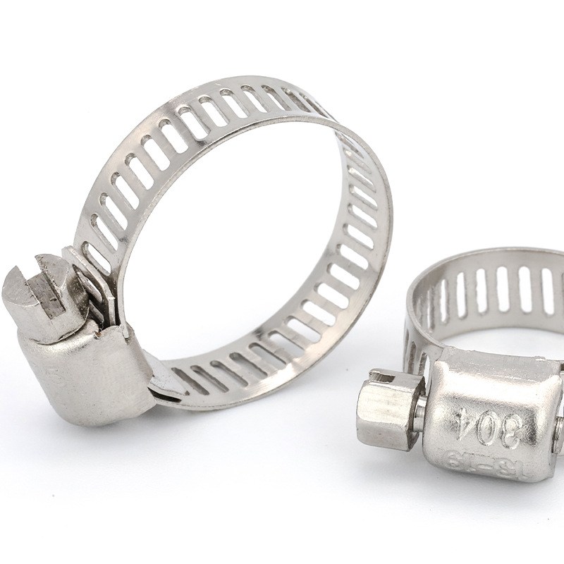 304不锈钢一字美式喉套装64PCS批发箍箍抱专供盒装跨境卡箍广东