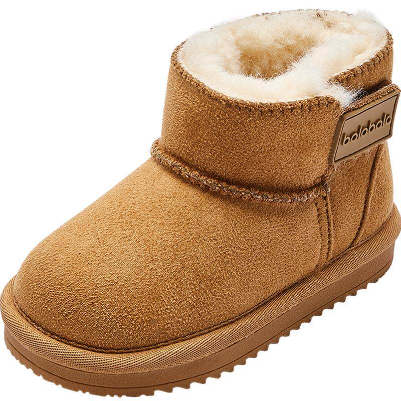巴拉巴拉小童冬季新款鞋子雪地靴