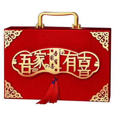 金葱款礼金箱立体感十足！