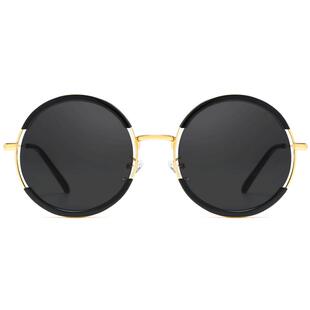 2026新款个性圆形太阳镜女韩版潮气质网红圆脸ins墨镜开车偏光镜