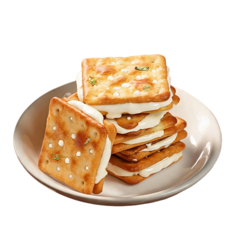 新西兰乳粉≥18%！牛轧夹心饼干