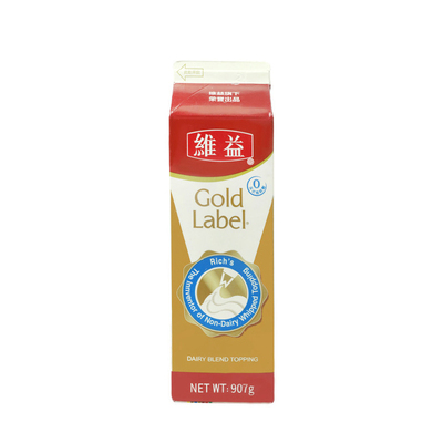 维益含乳脂植物练手商用淡奶油