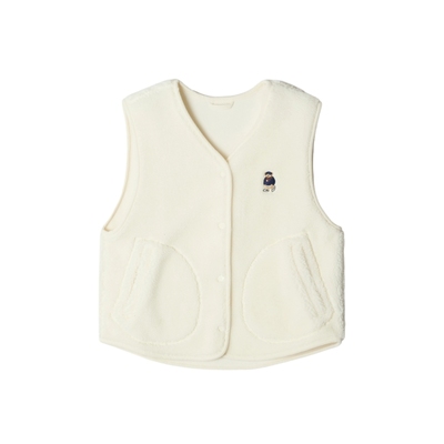 SPAO时尚休闲小熊刺绣马甲