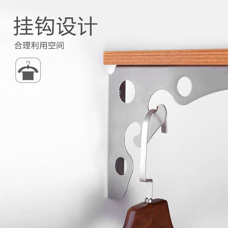 新款三角架加厚不锈钢三角支架托架置物架墙上承重隔板支架墙壁置