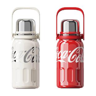 germ可口可乐保温杯大容量水杯子水壶新款吸管儿童学生男女高颜值