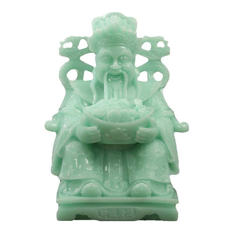 比干文财神爷家用佛堂供奉装饰品