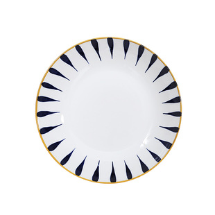 深盘菜盘日式盘子家用餐盘套装饭盘陶瓷碟子创意釉下彩高级感餐具