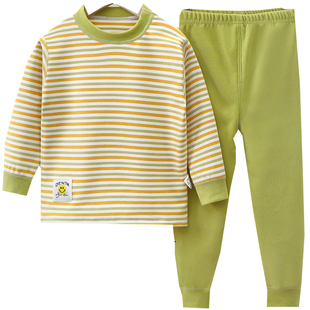 久久神童新款加厚无骨雪芙蓉德绒女童内衣宝宝套装儿童秋衣套装