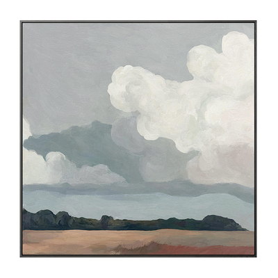 meiisn风景正方形卧室床头装饰画