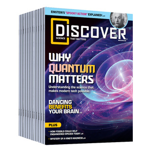 【单期现货/订阅】Discover探索发现2025/26年4期订购英语国外杂志 美国科普自然科学技术过刊2024/23年discovery国外英文杂志订阅