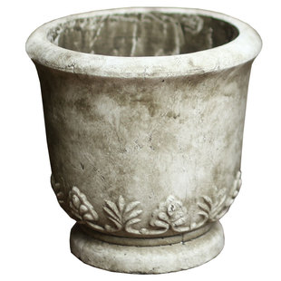 欧式别墅浮雕粗陶瓷仿红陶圆复古做旧大小花盆 陶盆 陶土圆花盆