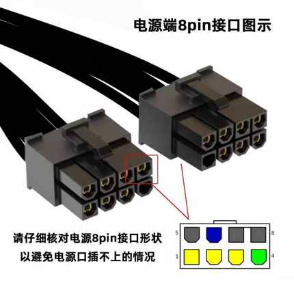 CY 12VHPWR小12P+4P显卡PCI-E5.0供电线16P模组线适用30 4090TI版