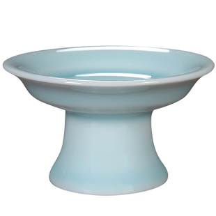 戴玉堂陶瓷烛台蜡烛酥油灯台座室内家用中式供佛寺庙佛前供奉摆件