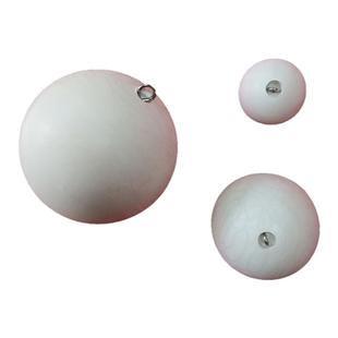 实心球锅底盖鱼马桶配件高密度养虾池排虾壳养殖池沉底吊球虾马桶