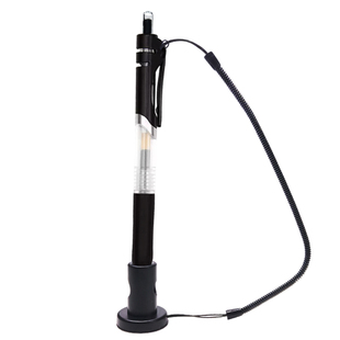 桌面固定笔座签字笔防丢笔可带绳子的笔定器中性笔拉伸按动办公笔