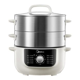 美的环绕蒸电蒸锅多功能一体蒸锅家用大容量不锈钢蒸煮炖多层蒸锅