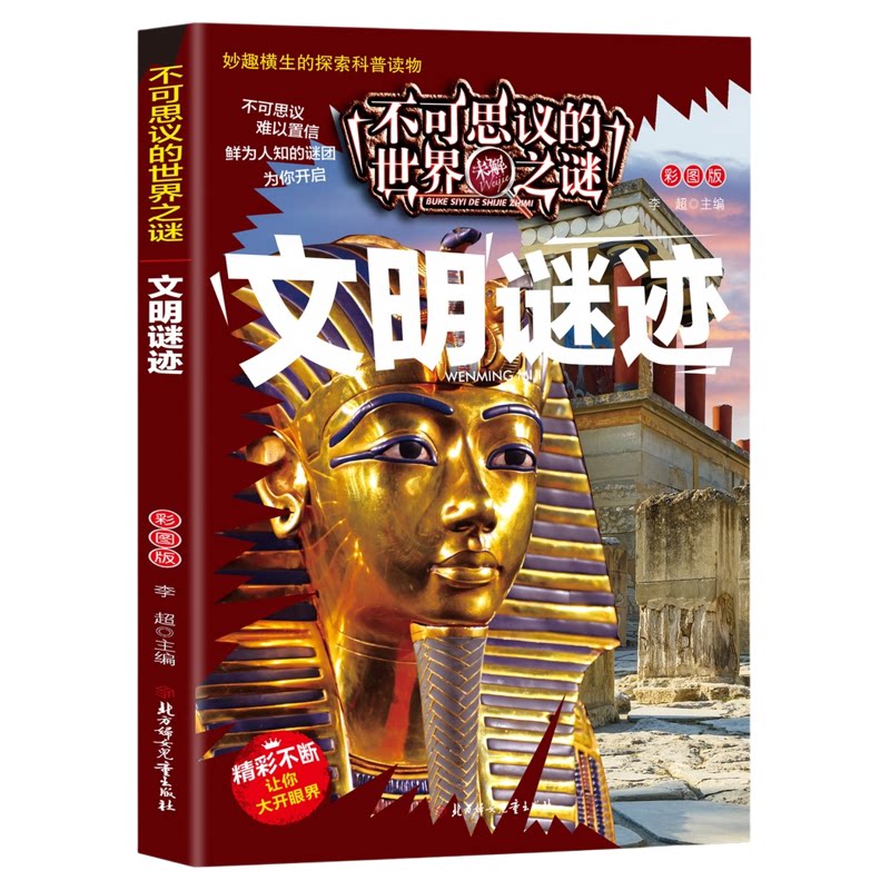 不可思议的世界未解之谜-文明谜迹 趣味图解科普百科课外探索读物