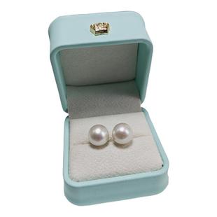 特价爱迪生近圆珠耳钉9-12mm 淡水珍珠高性价比简约气质日常耳饰