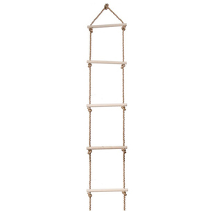 幼儿园早教儿童攀爬绳梯宝宝体适能感统训练器材悬挂秋千木制吊环