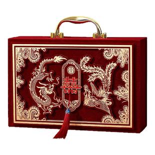 彩礼钱盒子礼金箱订婚彩礼盒结婚聘礼提亲聘金10万现金高档礼金盒