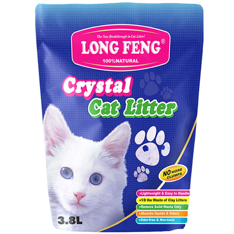 无尘龙峰猫砂水晶猫砂多件更优惠