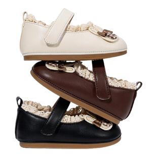 英贝米尼女童鞋子公主鞋软底学步鞋女宝宝小皮鞋2026新款女孩单鞋