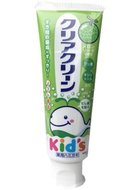 日本花王儿童牙膏防蛀低氟可吞咽