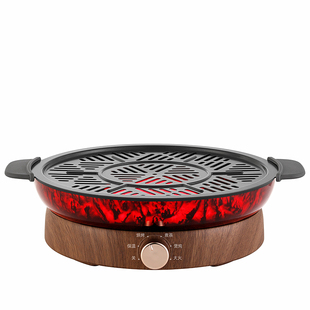 围炉煮茶器电茶炉套装室内无烟烤火炉2025新款玻璃养生壶煮茶炉具