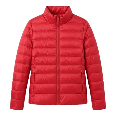 轻薄羽绒服女士短款连帽保暖棉服