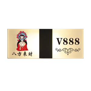 横版发光门牌支持定制